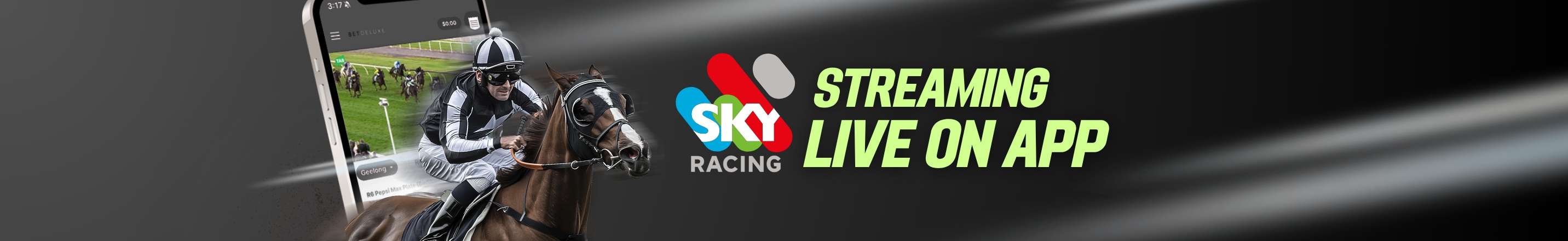 Sky Racing — streaming live on BetJet app