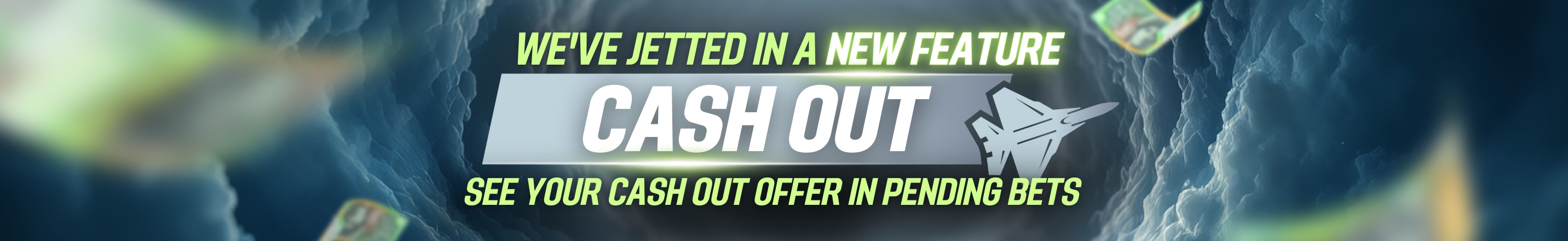 BetJet Cash Out — see your cash out offer in pending bets